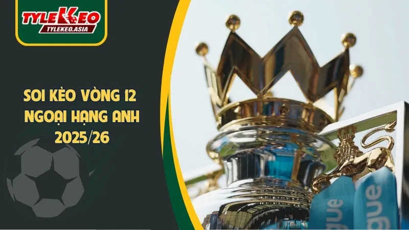 Soi Kèo Vòng 12 Ngoại Hạng Anh 2025/26: Kịch Tính Từ Các Ông Lớn