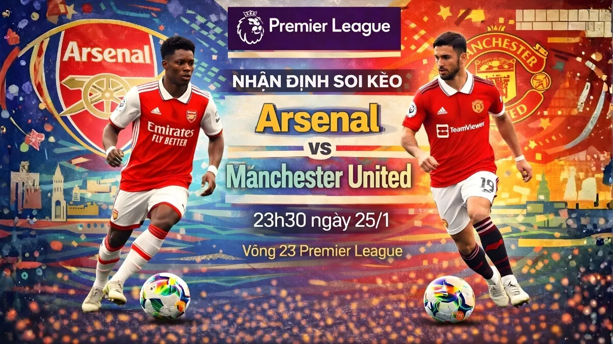 Nhận Định Soi Kèo Arsenal Vs Manchester United 23h30 Ngày 25/1